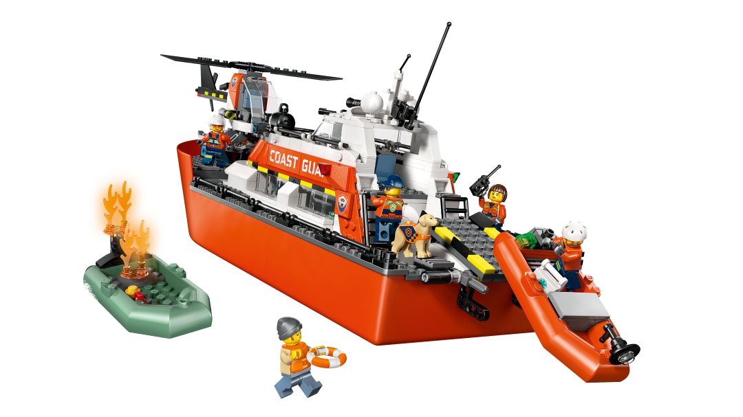 60504 | LEGO® City Coast Guard Rescue Boat & Helicopter