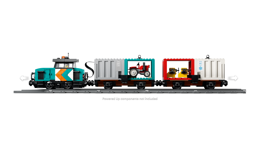 60509 | LEGO® City Harbor Freight Train with Crane & Truck