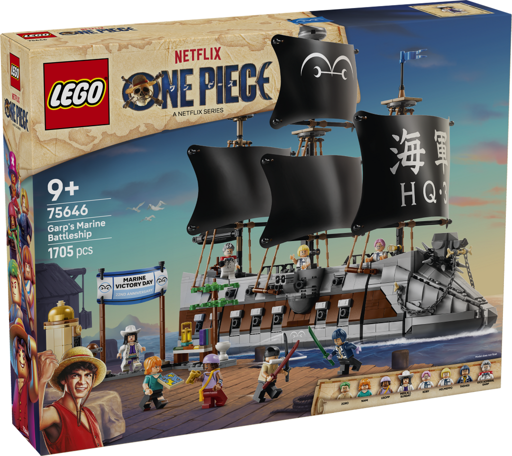 75646 | LEGO® One Piece Garp's Marine Battleship